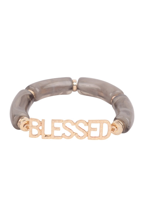 Blessed Tubular Bead Bracelets